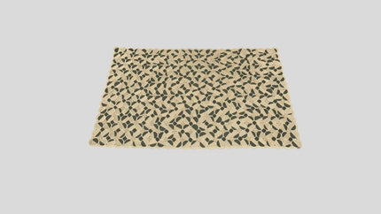 Alfombra Rectangular Camel/Olive