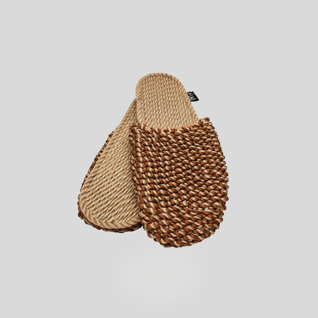 Slipper Camel&Coffee