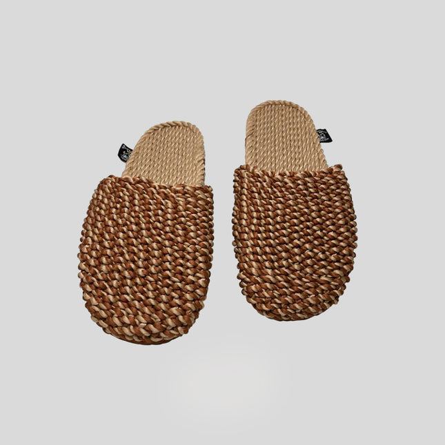 Slipper Camel&Coffee